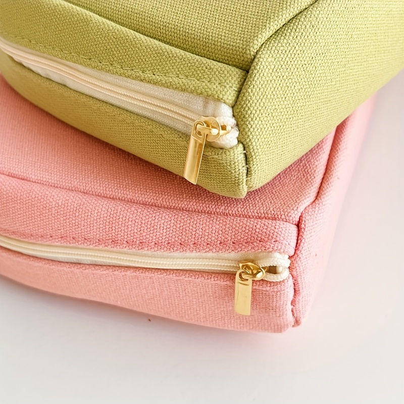 Macaron Pen Bag Retractable Large Bag Composite Cloth - Temu