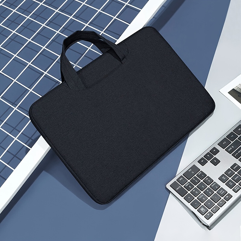 14-inch laptop bag-printed dark blue - Shop chung-bag Laptop Bags - Pinkoi