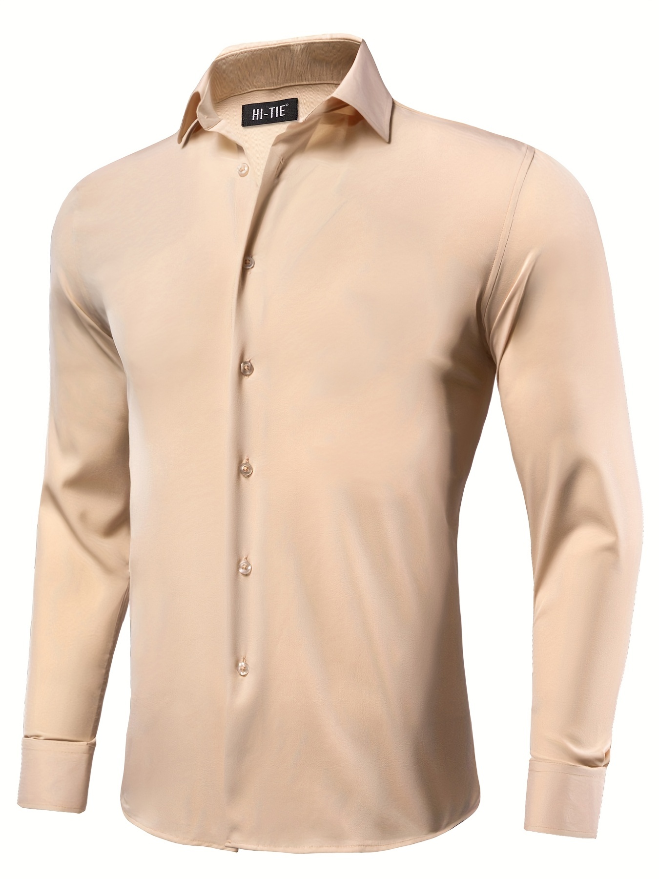 slim fit dress shirts amazon Jimmy Double Sided Paisley/Check OoohCotton Shirt Air BLUE / 3XL main image 1