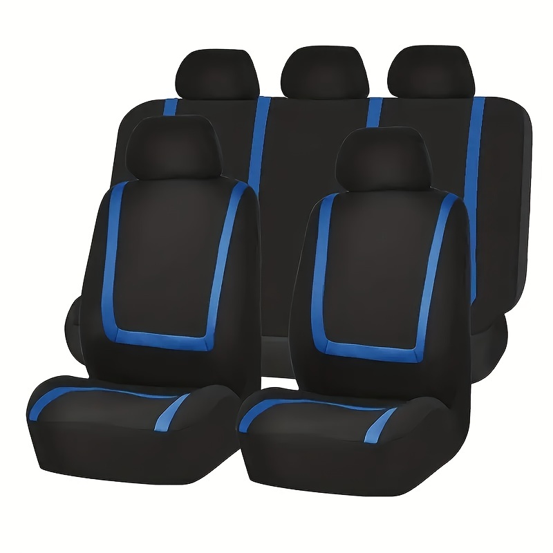 Fundas universales de asiento de coche para asientos delanteros, funda de  tela para asiento delantero de automóvil, fácil de instalar, transpirable y