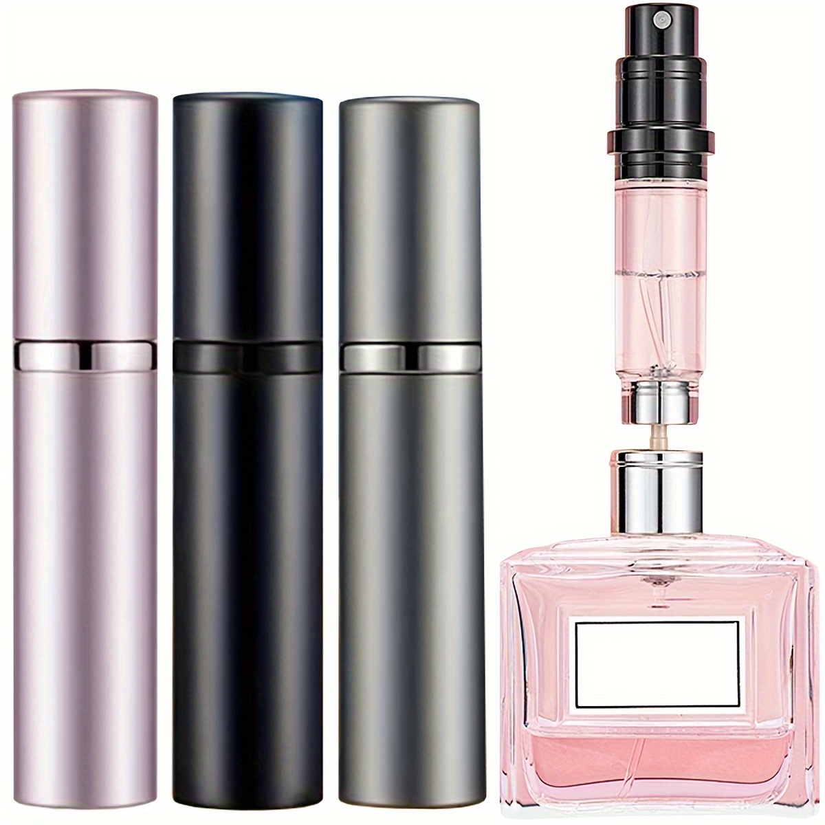 Luxury Perfume Bottle, Spray Bottle, Refillable Atomizer, Empty 1/2, 1, 2 &  4 oz 
