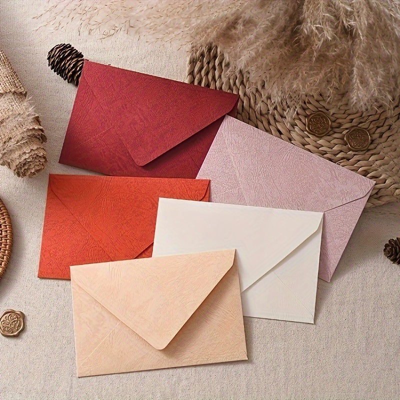 1 Pc Enveloppe De Couleur Papier Spécial Enveloppe En Papier
