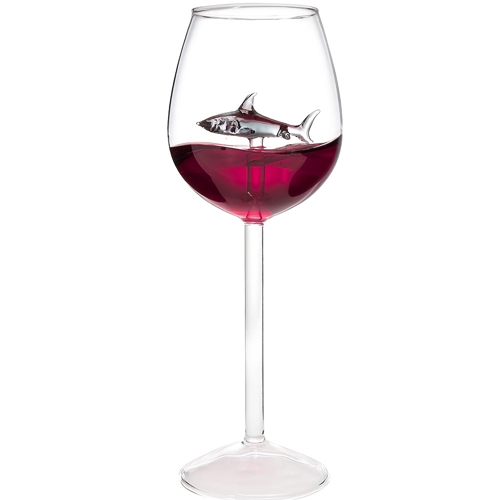 Verres À Vin À La Mode Pour La Maison, Gobelet Rouge Requin