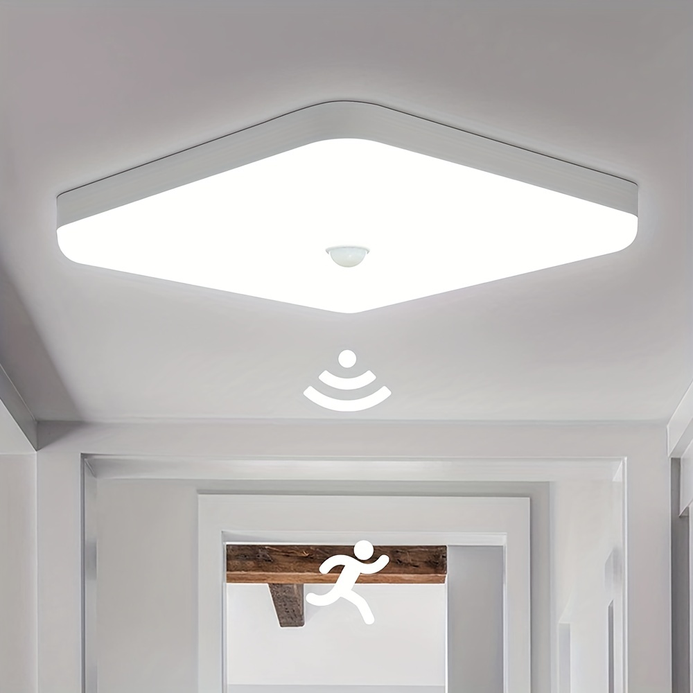 Plafonnier LED avec capteur de mouvement Lampe automatique pour