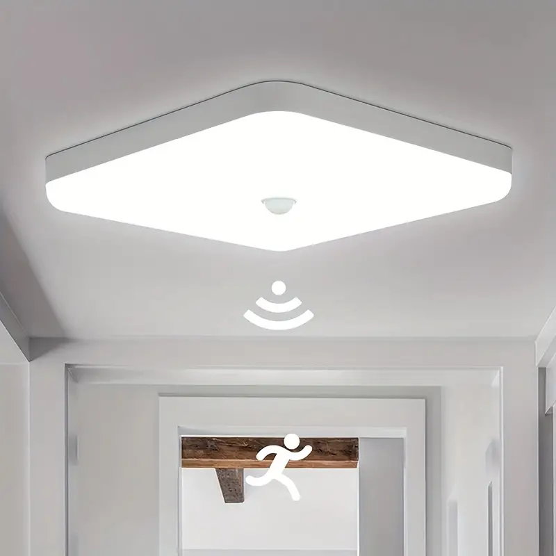 Motion Sensor Flush Mount Ceiling Light