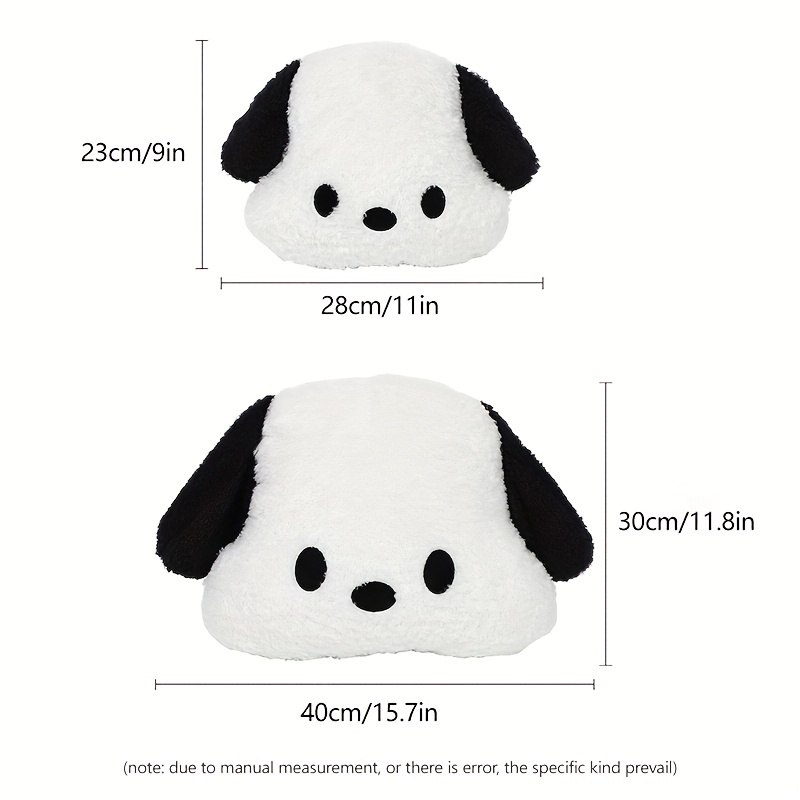Cartoon Dog Headrest Pillow Neck & Back Support for Car