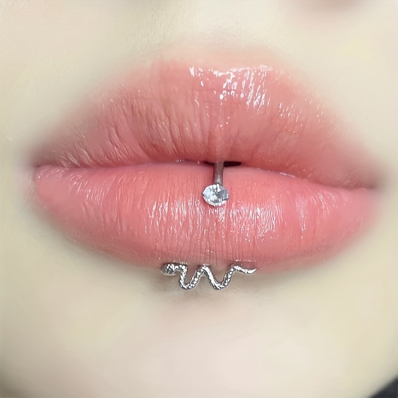 Snake bite ring on sale piercing