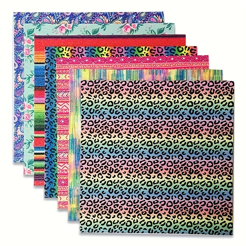 8pcs/12pcs/24pcs Scrapbook Paper Storage Organizer With Buckle Design,  Scrapbook Storage And Organization With Large Sticky Index Tabs Hold 30.48  X 30.48cm Scrapbook Paper, Vinyl Paper And Cardstock, High-quality &  Affordable
