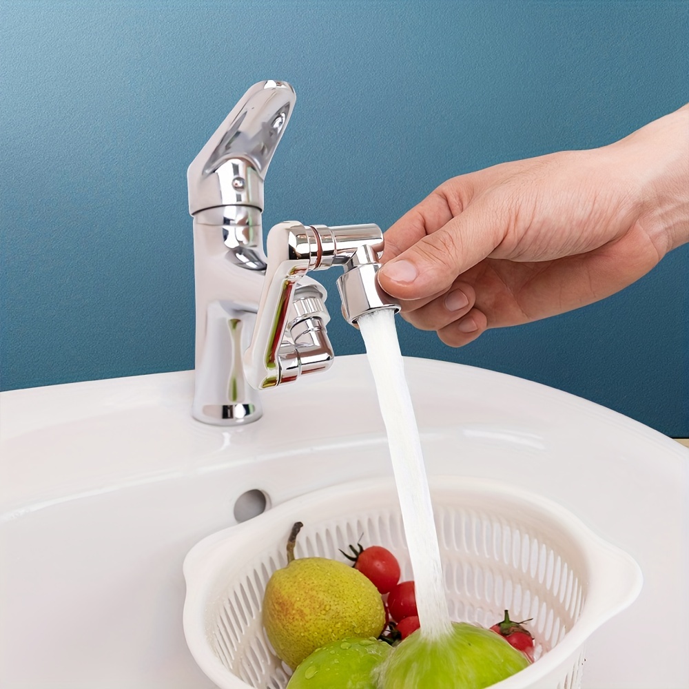 Acheter Extension d'aérateur de robinet rotative universelle à 1080 °,  filtre anti-éclaboussures en plastique, buse de barboteur, bras robotique  pour cuisine et salle de bains