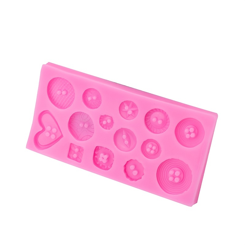 Buttons Shape Silicone Mold Silicone Mold For Soap And - Temu