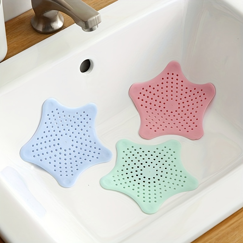 Starfish Hair Catcher Square Bathroom Drain Strainer Hair - Temu