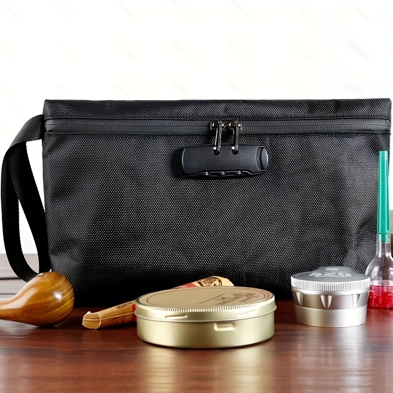 Smoke Smell proof Bag: Carbon lined Tobacco Pouch For - Temu