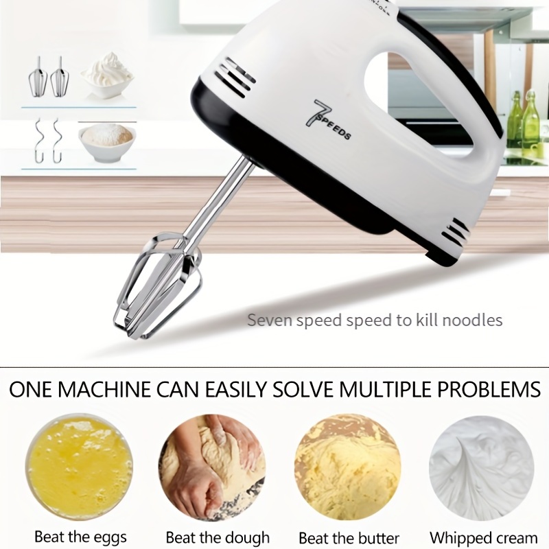 7 speed Handheld Electric Mixer For Baking Cooking And - Temu