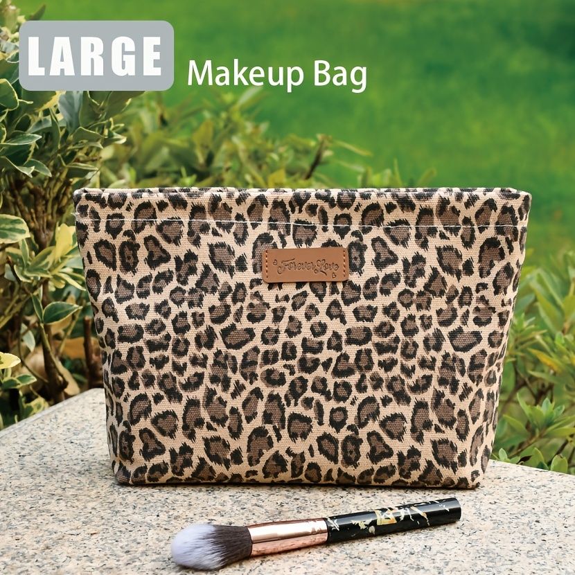 Leopard Print Makeup Bag Travel Storage Cosmetic Pouch Versatile Organizer  Stylish Coin Purse - Clothing, Shoes & Jewelry - Temu Canada