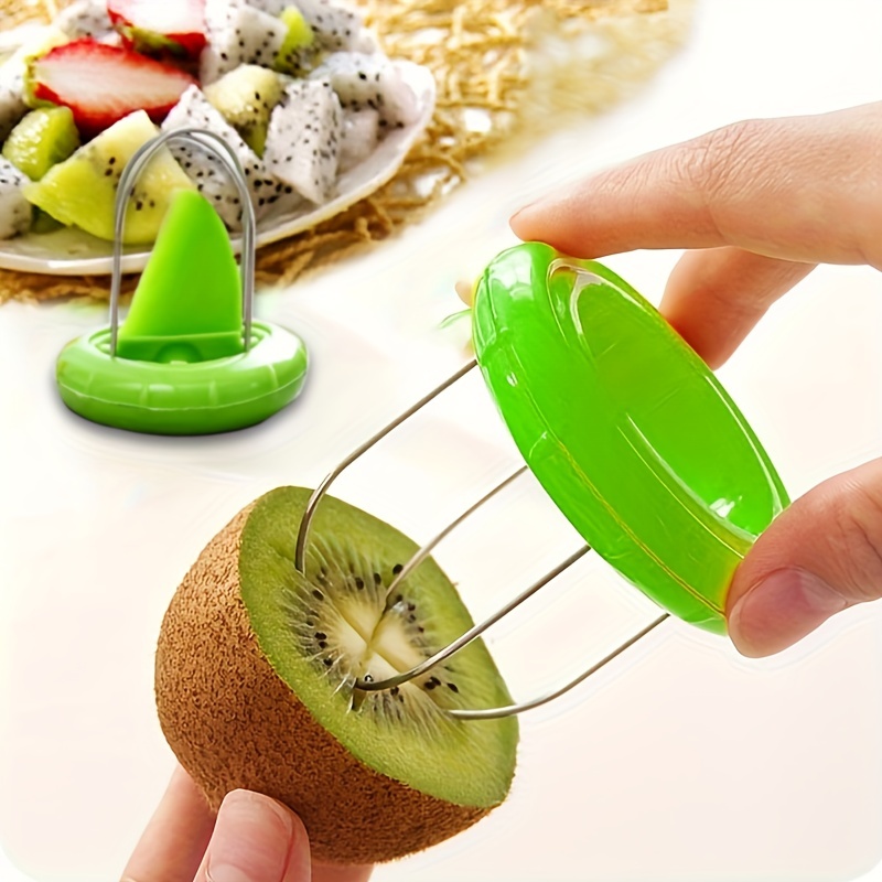 LZYANG Offre Spéciale Mini Fruits Kiwi Couteau éplucher Trancheuse Cuisine  Gadget Kiwi Outil D'épluchage Fruit Du Dragon Mini Coupe-fruits Outil