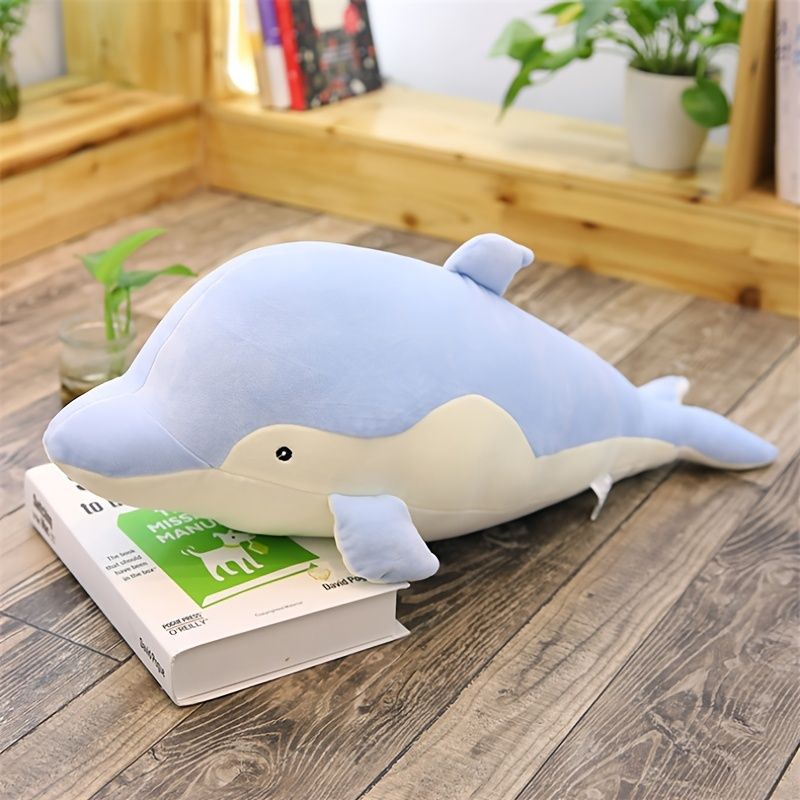 Lovely Dolphin Plush Toys Stuffed Soft Cute Animal Dolls Baby Pillow Cushion For Kids Children Gifts - Toys & Games - Temu Lovely Dolphin Plush Toys Stuffed Soft Cute Animal Dolls Baby Pillow Cushion For Kids Children Gifts - Toys & Games - Temu