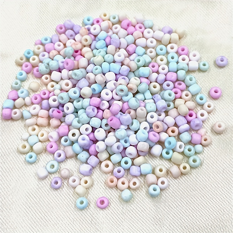 2-size Matte Cream Beige Beads 7-color Acrylic Pony Beads Loose Beds For  Diy Handmade Material Earrings Necklaces Bracelets Jewelry Accessories -  Temu Philippines