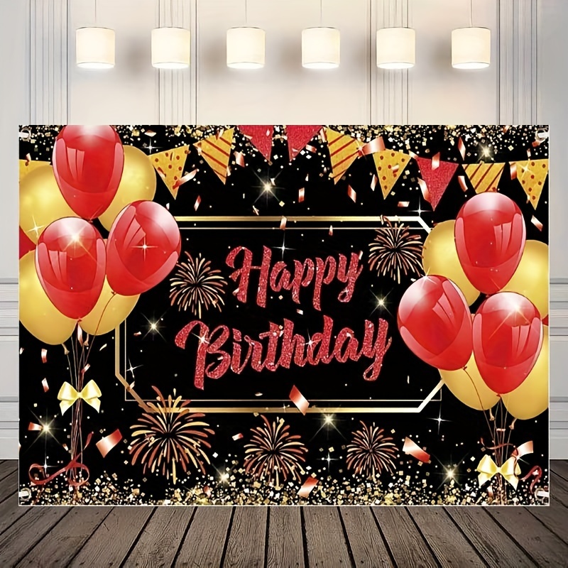 1pc Decorazione Banner Buon Compleanno (43 3x70 8in) Sfondo - Temu