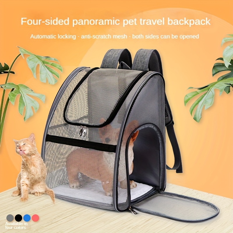 Pet Cat Backpacks Breathable Outdoor Cat Carrier Bag for Small Dogs Cats  Transport Carrying Bags Portable Travel Pet Backpack