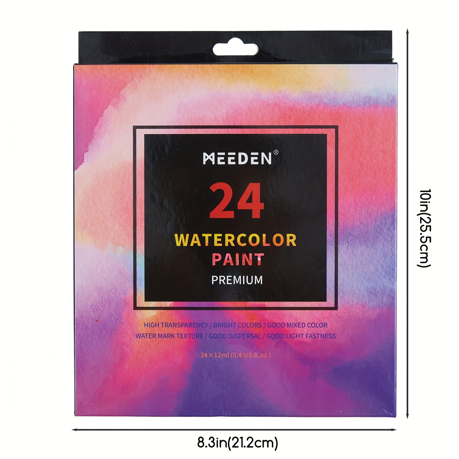 MEEDEN Watercolour Paint Set, 24x12 ml - MEEDEN Art