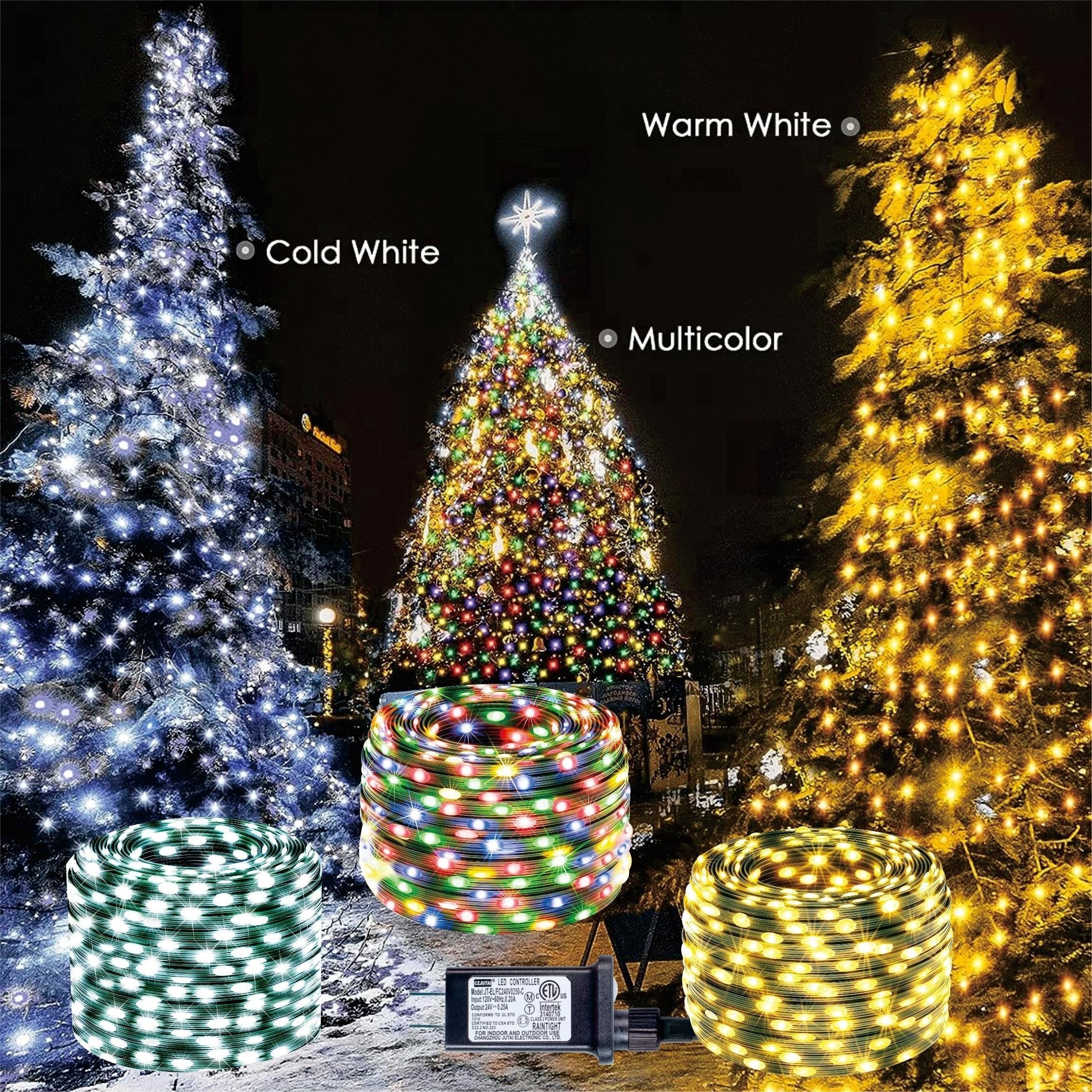 1 Paquete Luces Led Coloridas Árbol Navidad 100 Led/130 - Temu