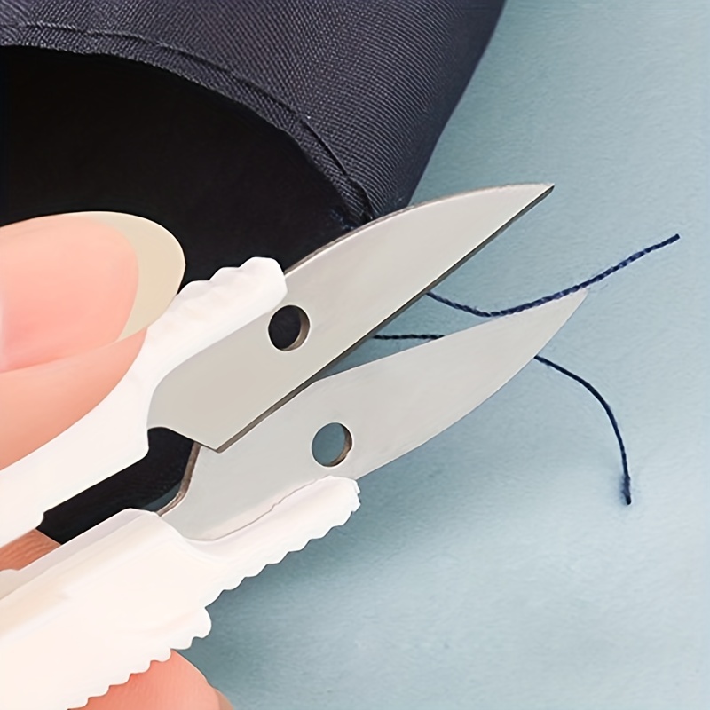 Mini Thread Snips With Cover U shape Scissors Sewing - Temu