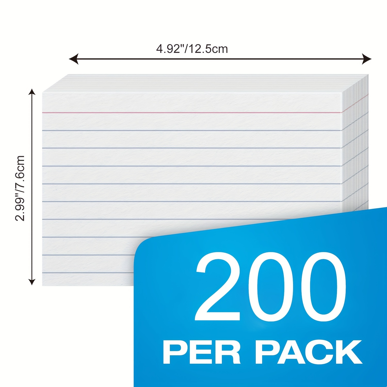 Colored Index Cards Dividers 3x5 Inches Tabbed Cards Ruled Note