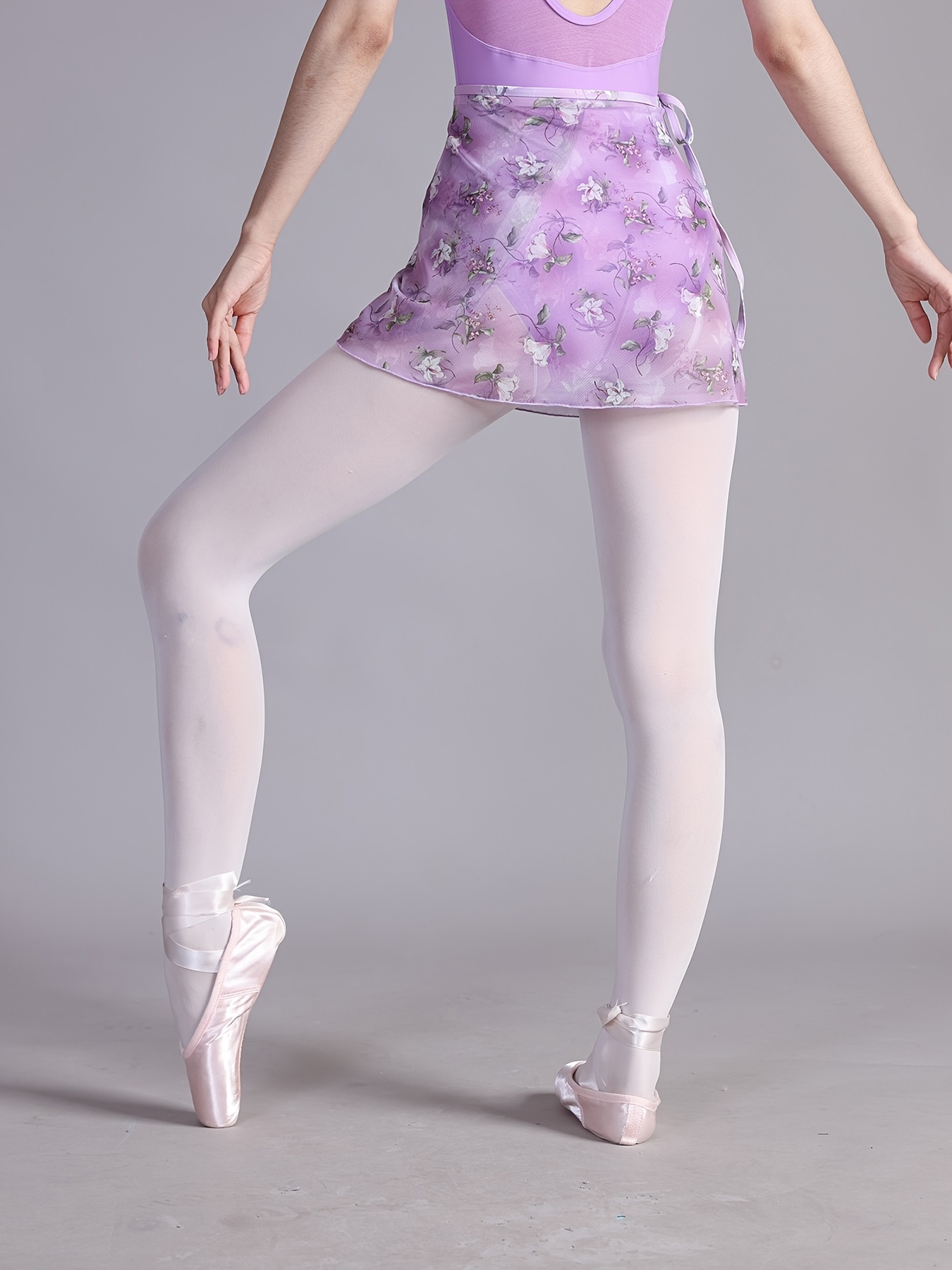 花柄 巻きスカート バレエ - ベリーダンス