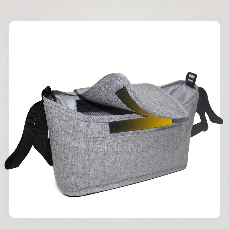 Baby Diaper Bag Baby Stroller Storage Bag Organizer Mummy Bag w/Cup Holder  Black