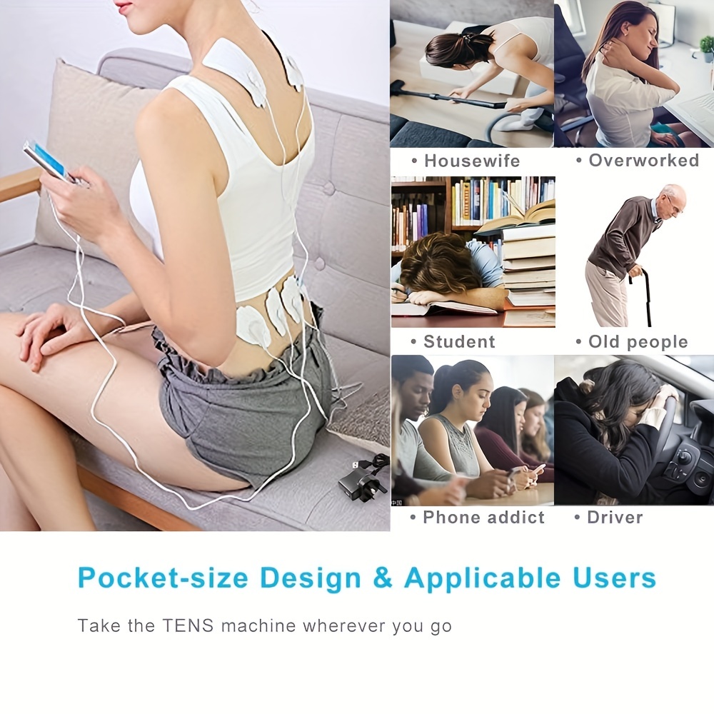 Relieve Back Neck Pain Instantly With This Dual Channel Tens - Temu
