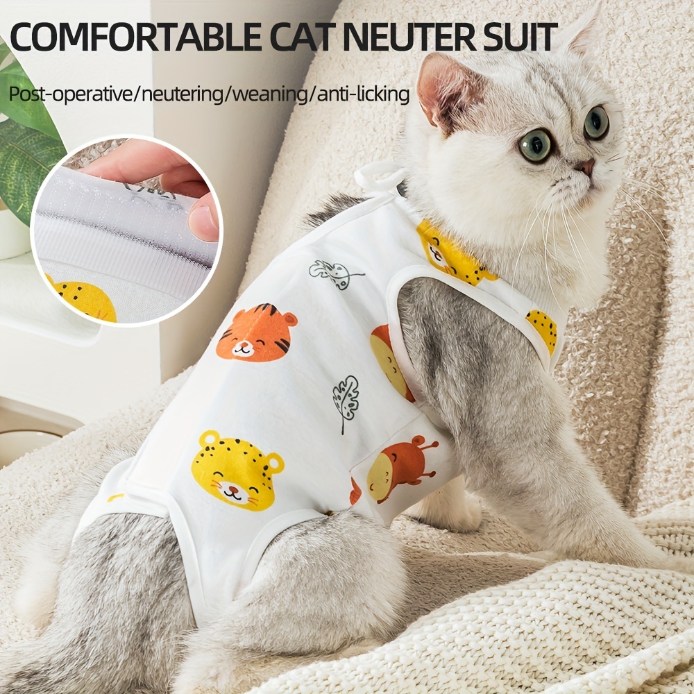 Pet Prevent Licking Biting Wound Clothes Dog Surgery Recovery Suit Kitten  Puppy Weaning Clothing Cat Dog Sterilization Clothing - AliExpress