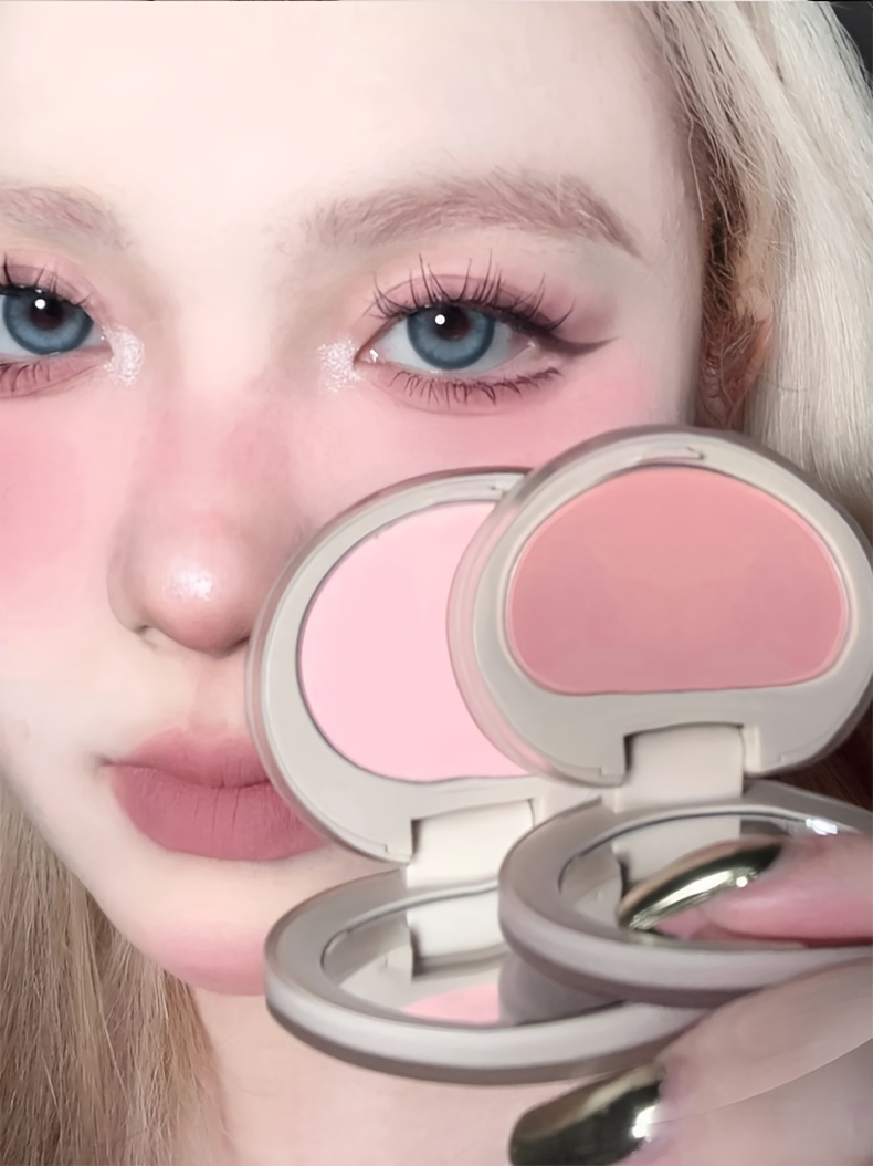 Poudre Miel Visage Texture Crémeuse Légère Non Sèche Blush - Temu France