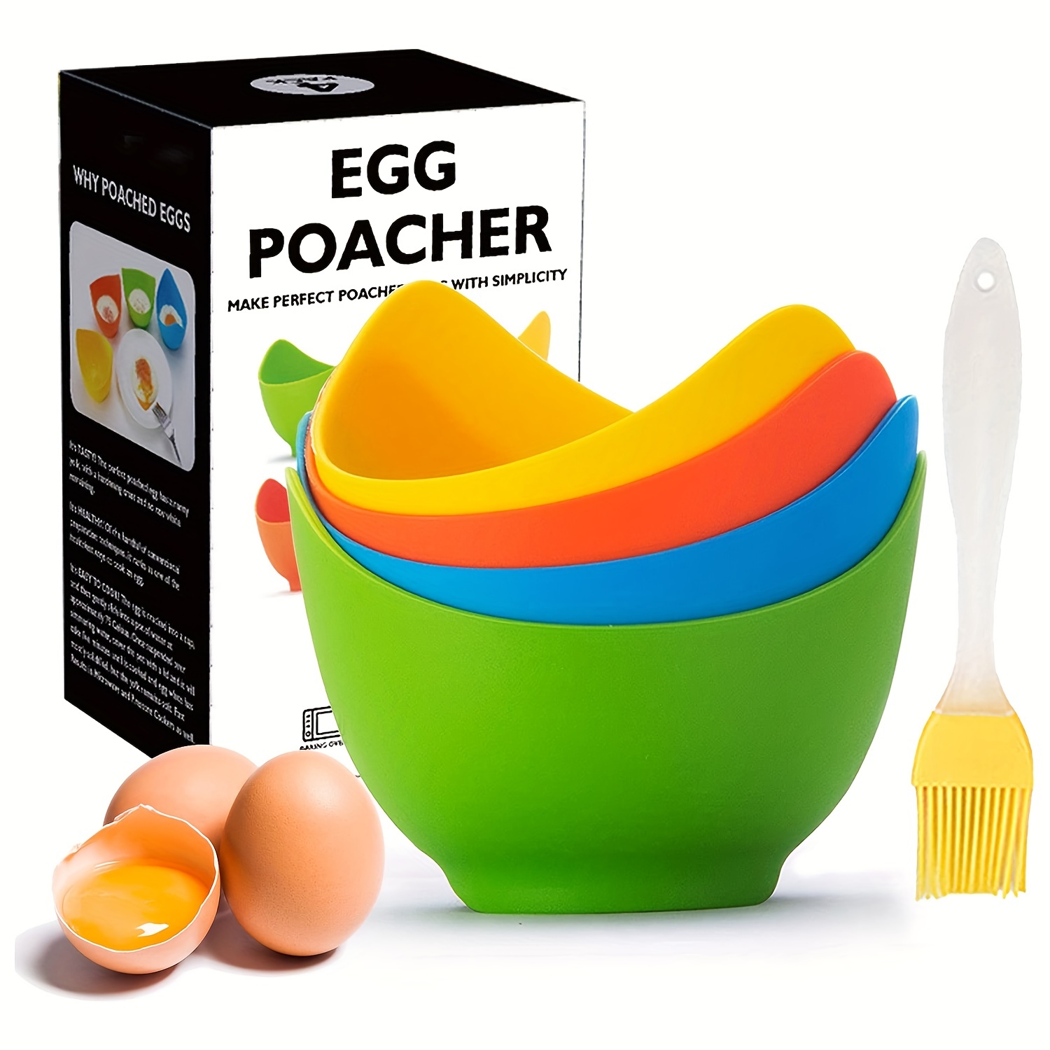 Silicone Egg Cookers Non stick Silicone Egg Cups Hard Boiled - Temu