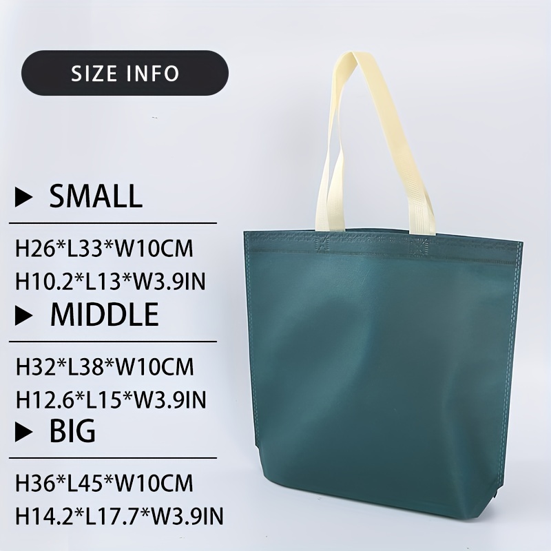 Two Tone Polyester Tote Bags With Long Handles