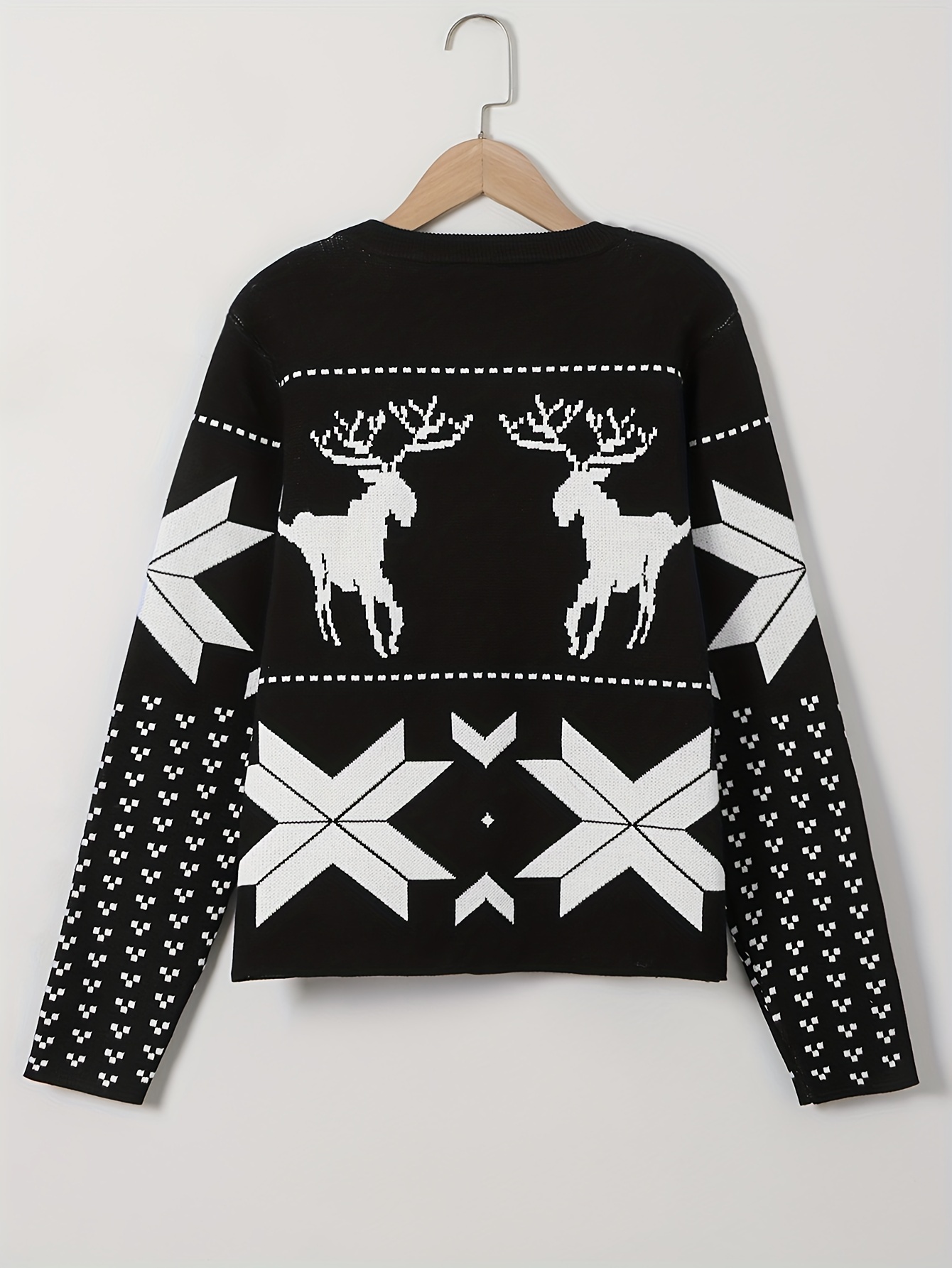 Weihnachts Pullover Damen Pullover Mit Rentieren