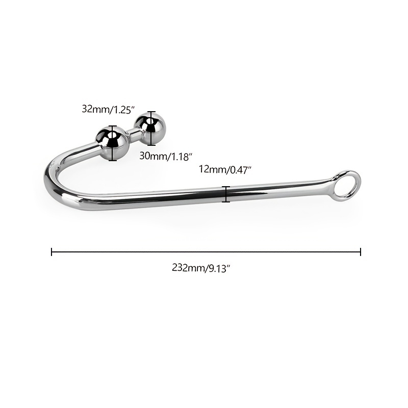Stimulating anal plug hook for Unisex Uses 