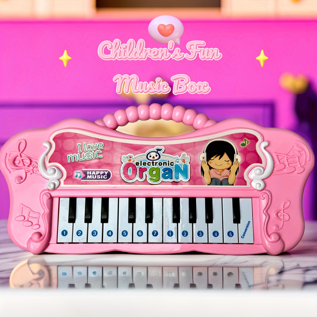 1pc Mini Playable Piano Toy (random Color)