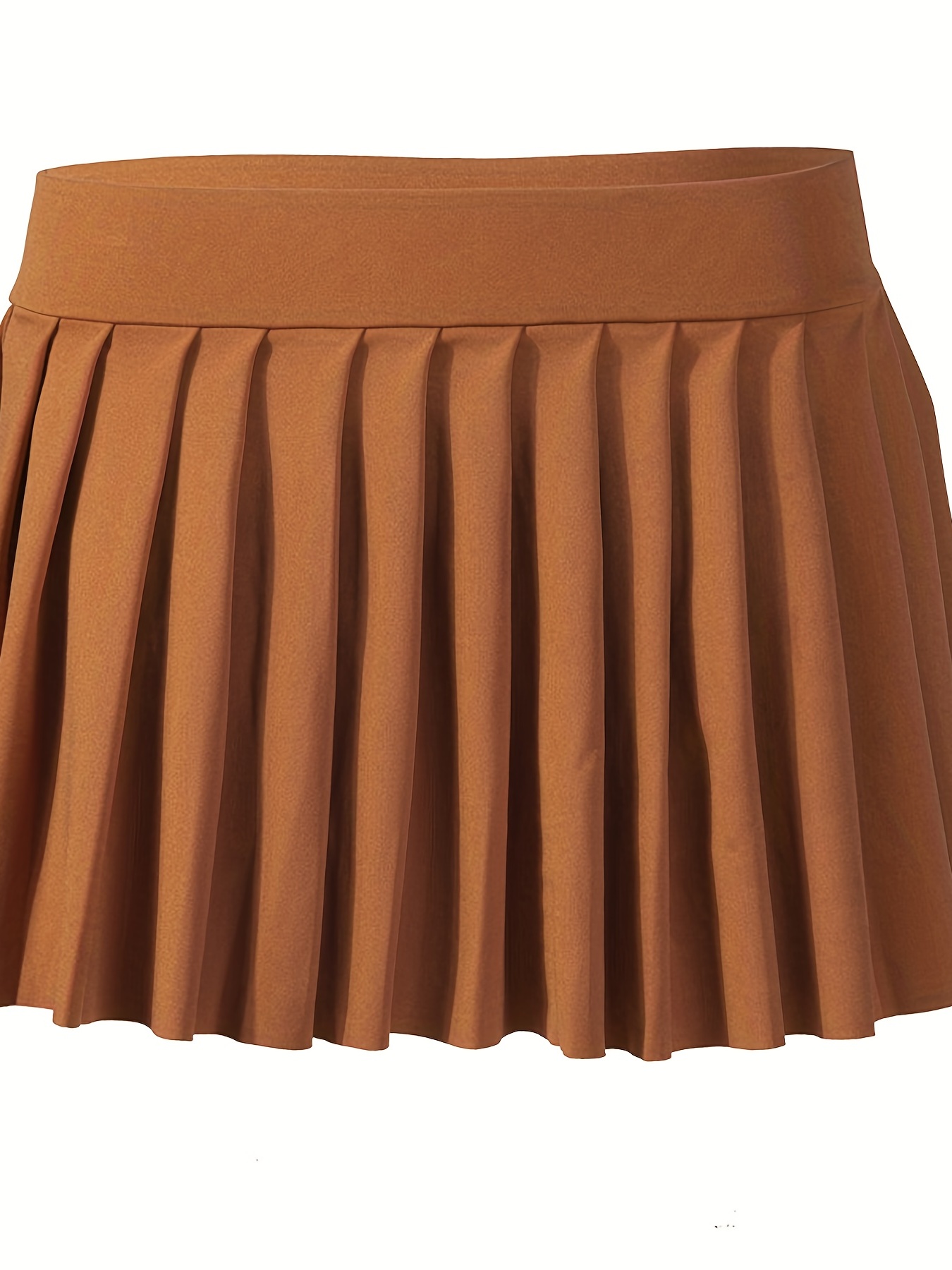 waist pleated skirts elastic tennis golf sports short skirts
