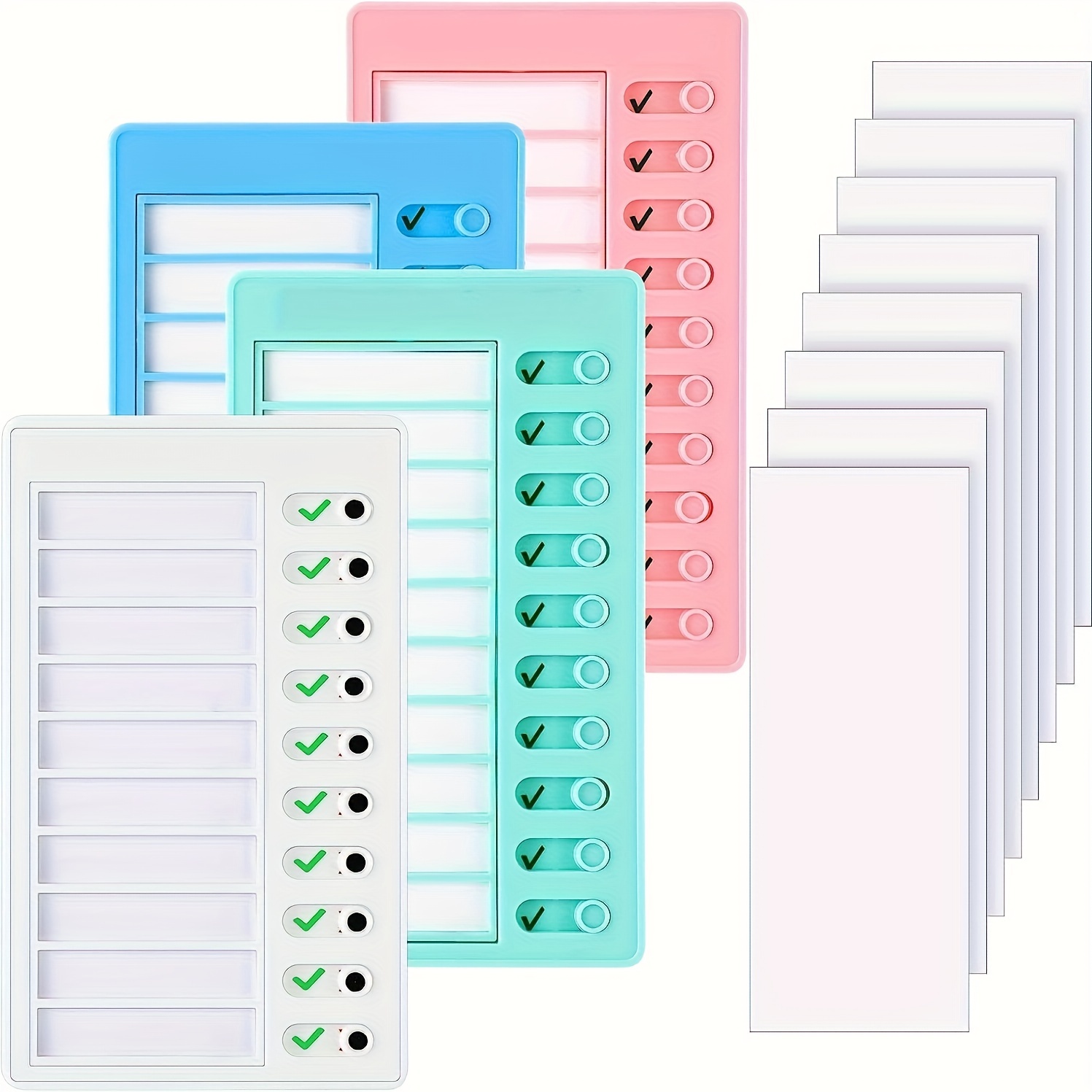 2023 New Task Planning Board Portable Plastic Memo Checklist Board  Detachable Reusable Memo Checklist for Child Students - AliExpress