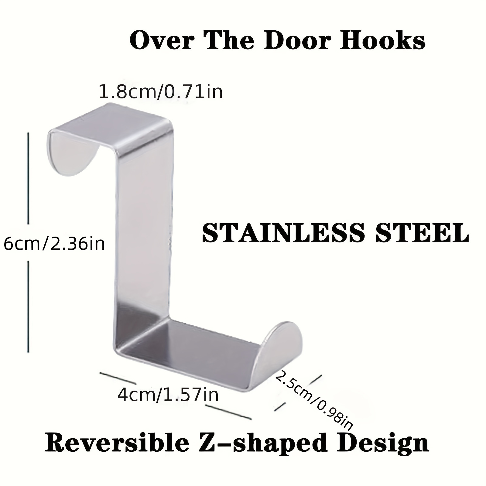 Door Top Hooks Cabinet Door Hanger Z shaped Metal Hangers - Temu Canada