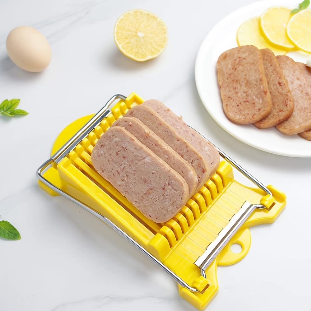 1pc, Multifunctional Luncheon Meat Cutter, Stainless Steel Egg