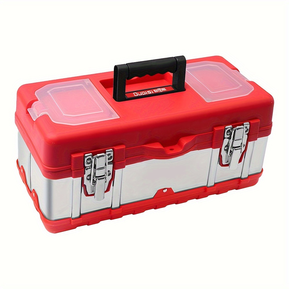 12.5 Inches Portable Plastic Tools Box Chest Storage Organizer Handle Tray  Compartment Kits Toolbox - China Plastic Storage Case and Boxes Tool price