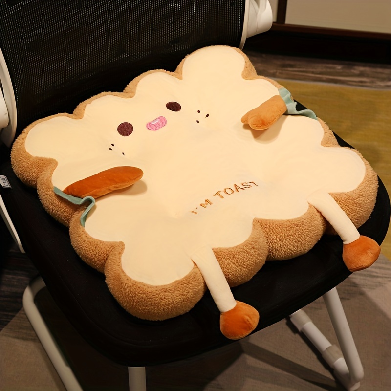 Toast Cushion Kawaii Chair Cushions Cute Cheap Stuff Seat - Temu