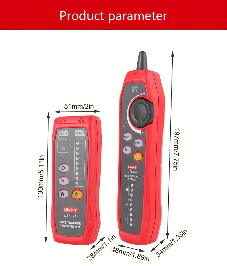 Tester De Red Probador Redes Rj45 Rj11 Utp Telefonia Cable