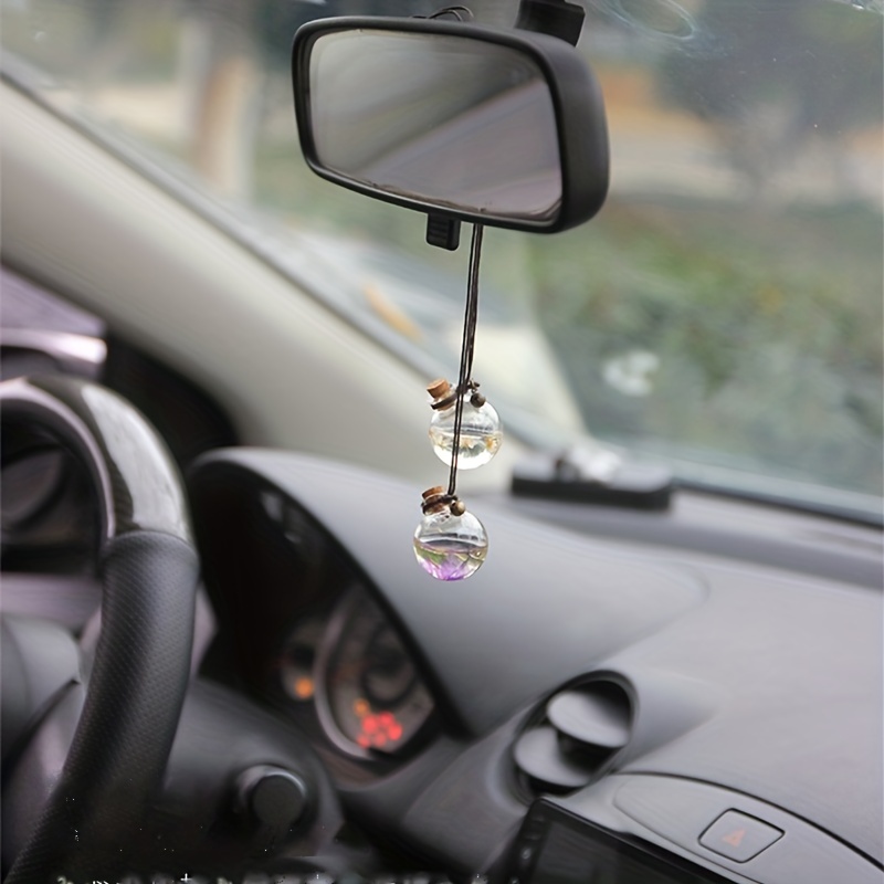 Auto Hängen Parfüm Anhänger Duft Lufterfrischer Leere Glas Flasche Für  Ätherische Öle Diffusor Autos Ornamente