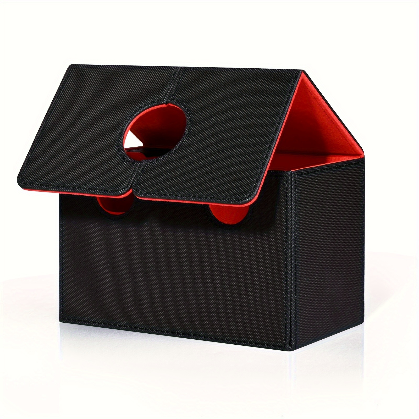 

Card Storage Box With 12 Strong Magnetics And Dice Tray, Can Hold More Than 200 Single Sleeved Cards And 1 Set Of Dice, Suitable For Tcg And Ptcg Cards
