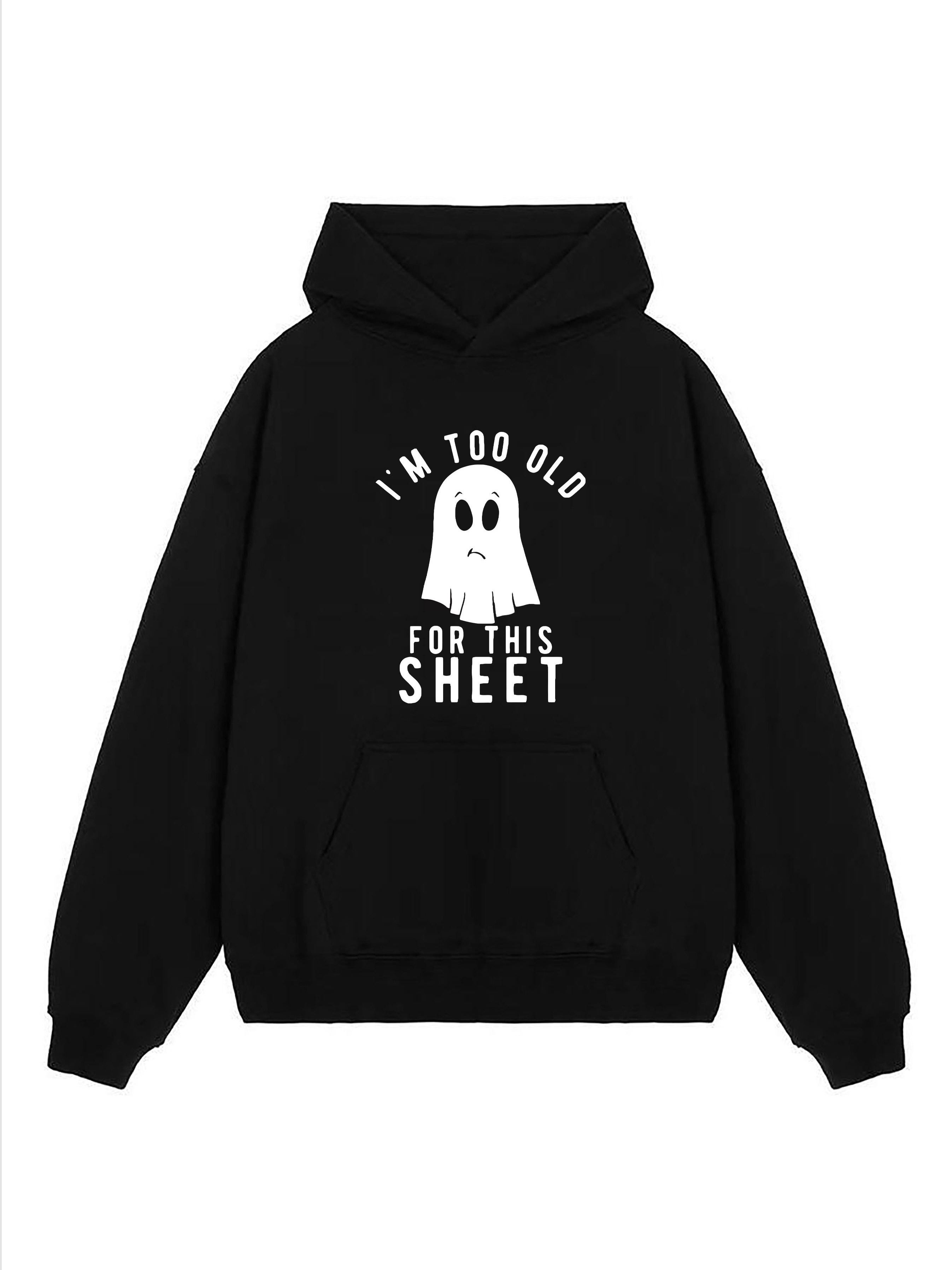 Guys Slogan Ghost Print Sweatshirt  Printed sweatshirts, Sweatshirts,  Slogan pullover