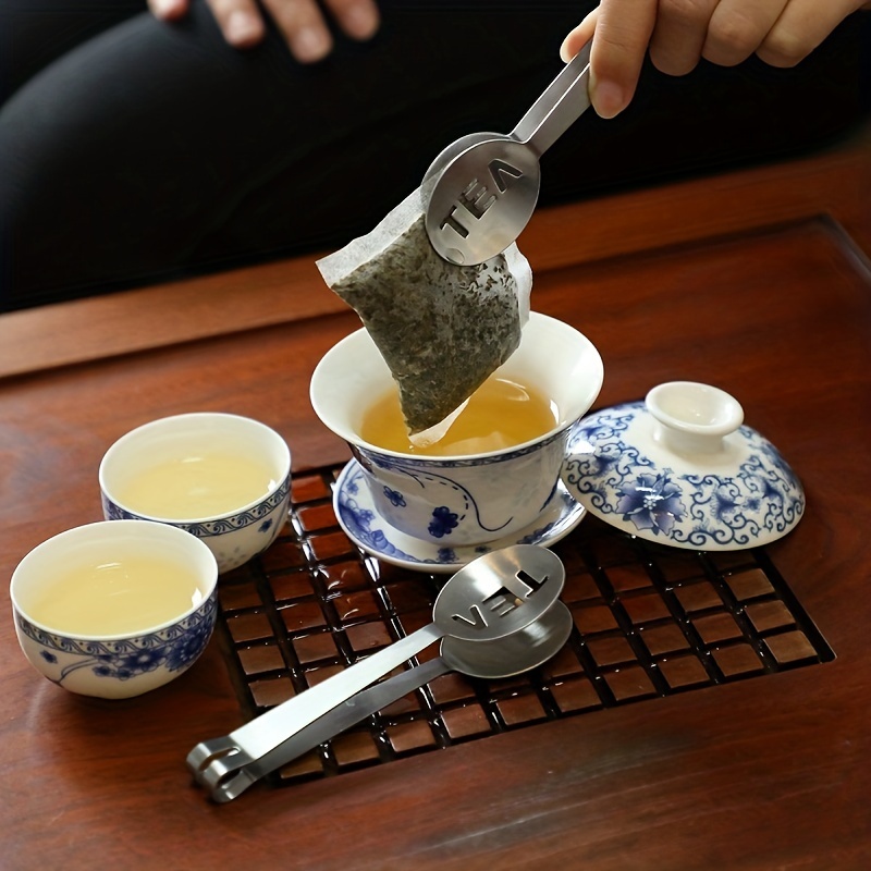 Stainless Steel Tea Bag Squeezer Tongs - Convenient Tea Accessories for Tea  Lovers - Versatile Holder and Strainer Grip for Hot Tea Bags