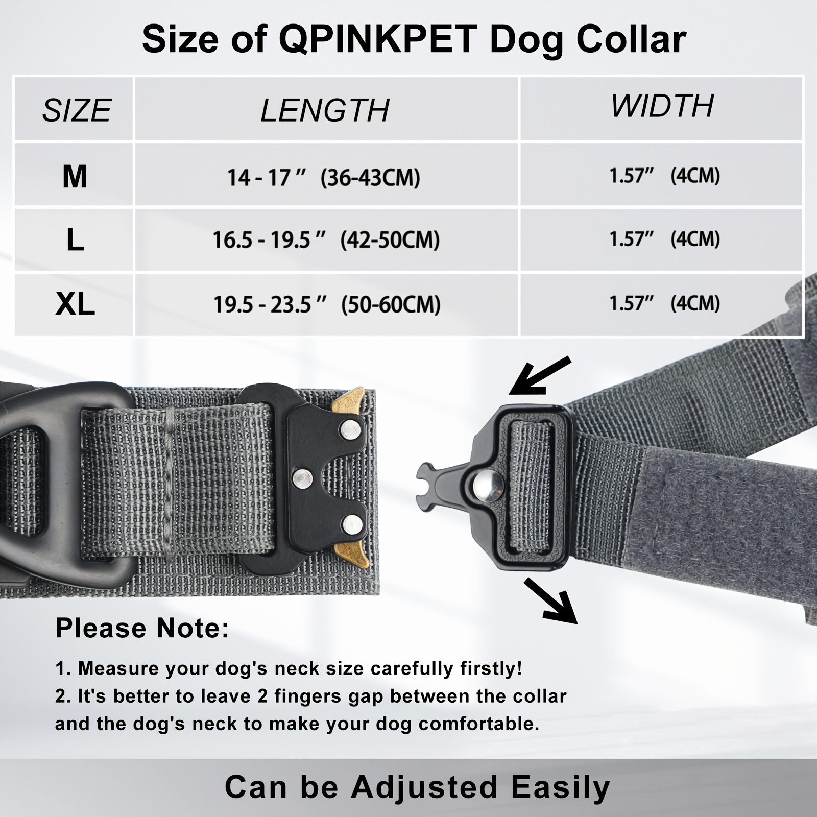 Cheap Dog Collar For Large Medium Dogs - Durable Police Dog Collars
