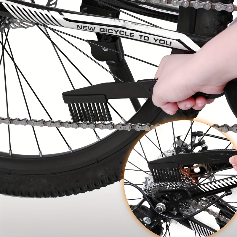 Kit d'outils de brosse de chaîne de vélo Brosses de nettoyage de